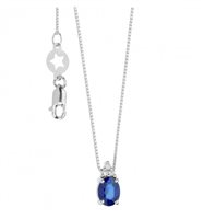 Collana Comete Donna Fantasia Di Colore in Oro Zaffiro GLB 1570 - GLB 1570